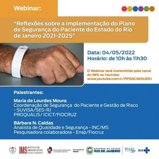 Cartaz Webinar SES