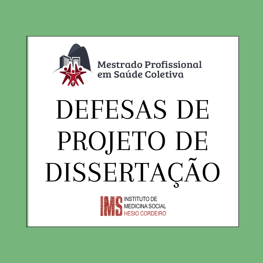 Defesas de Projeto de Dissertação 3